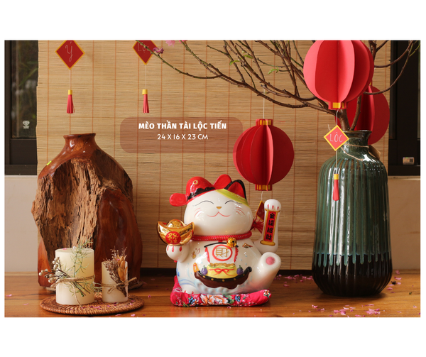  MÈO THẦN TÀI TIẾN LỘC 