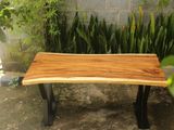  BÀN GỖ ME TÂY 160 x 64 - 74 x 5 cm 