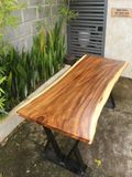  BÀN GỖ ME TÂY 160 x 64 - 74 x 5 cm 