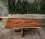  BÀN GỖ ME TÂY 120 x 59-62-63 x 4.5 cm 