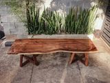  BÀN GỖ ME TÂY 200 x 65-59-61 x 5 cm 
