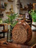  BÌNH GỖ LŨA DECOR - C48 