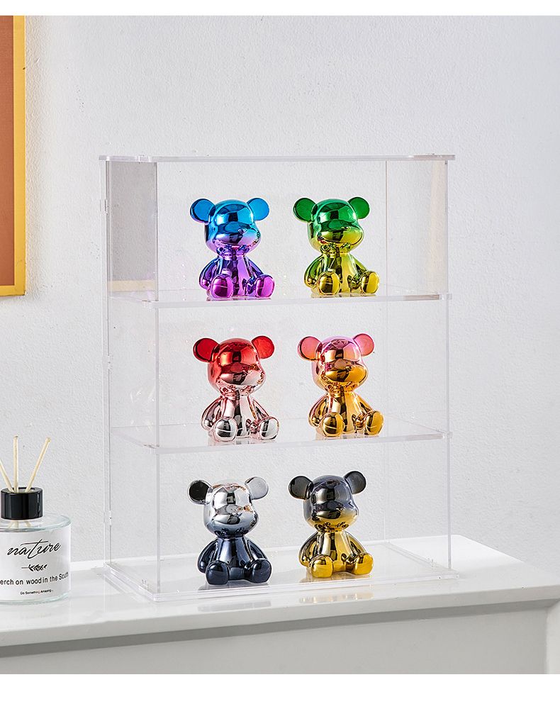  TƯỢNG GẤU BEARBRICK NGỒI - 7CM 