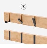  MÓC TREO QUẦN ÁO GỖ TRE 