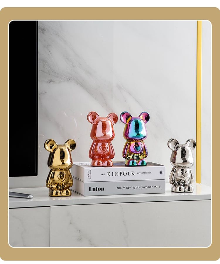  TƯỢNG GẤU BEARBRICK - 17,5CM 