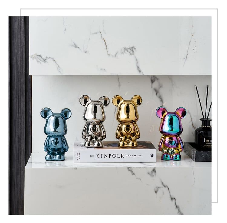  TƯỢNG GẤU BEARBRICK - 17,5CM 