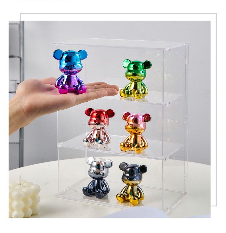  TƯỢNG GẤU BEARBRICK NGỒI - 7CM 