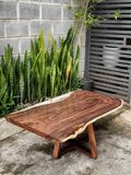  BÀN GỖ ME TÂY 116 x 73-58-67 x 5 cm 