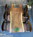  BÀN GỖ ME TÂY 150 x 61 - 67 x 5 cm 