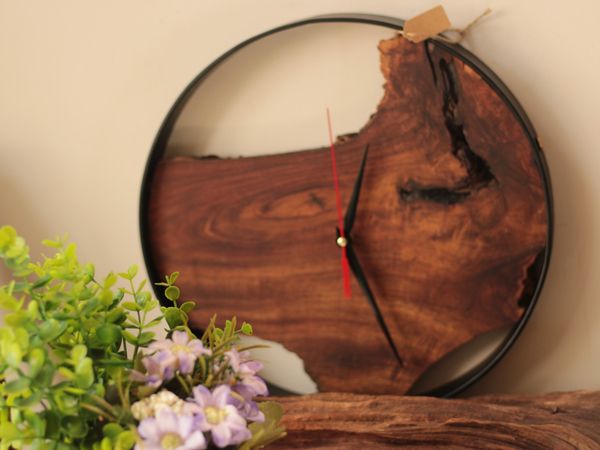  ĐỒNG HỒ GỖ LŨA DECOR 