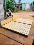  GIƯỜNG GỖ THÔNG PALLET - 8 THANH 