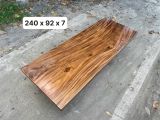  BÀN GỖ ME TÂY 240 x 92 x 7 cm 