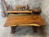  BÀN GỖ ME TÂY 160 x 67-72 x 5 cm 