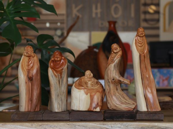  TƯỢNG GỖ NHAI BÁCH - 1 