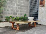  BÀN GỖ ME TÂY 155 x 60-70 x 5 cm 