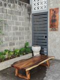  BÀN GỖ ME TÂY 155 x 60-70 x 5 cm 