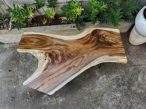  BÀN GỖ ME TÂY 120 x 50-70 x 5 cm 