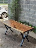  BÀN GỖ ME TÂY 160 x 60-63 x 5 cm 