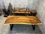  BÀN GỖ ME TÂY 200 x 64-68 x 5 cm 