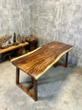  BÀN GỖ ME TÂY 180 x 70-73 x 5 cm 