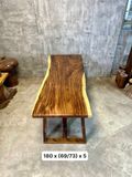  BÀN GỖ ME TÂY 180 x 69-73 x 5 cm 