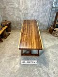  BÀN GỖ ME TÂY 240 x 66-76 x 5 cm 