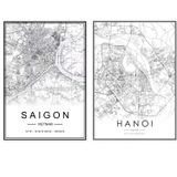  TRANH DECOR: SÀI GÒN - HÀ NỘI 