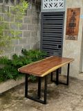  BÀN GỖ ME TÂY 174 x 70-65-64 x 5 cm 