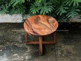  BÀN TRÒN GỖ ME TÂY 55 x 4 cm 