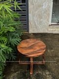  BÀN TRÒN GỖ ME TÂY 55 x 4 cm 