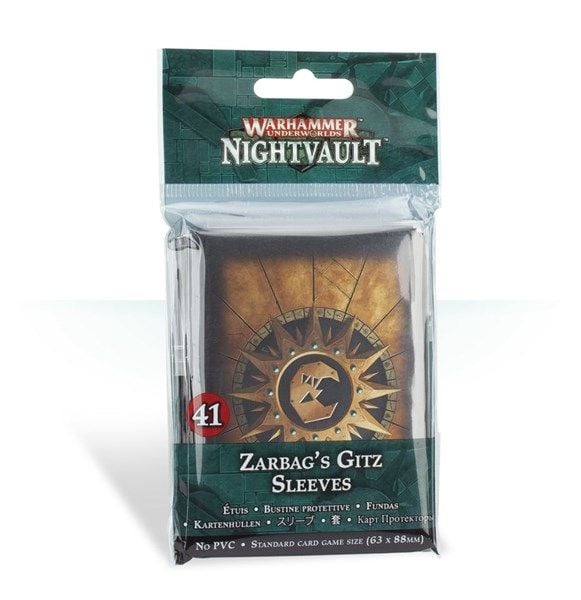  Warhammer underworlds: Nightvault Zarbag’s Gitz Sleeves 