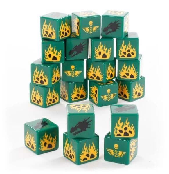  SALAMANDERS DICE SET 