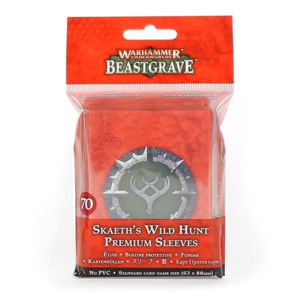  Warhammer underworlds: Beastgrave – Skaeth's Wild Hunt Card Sleeves 