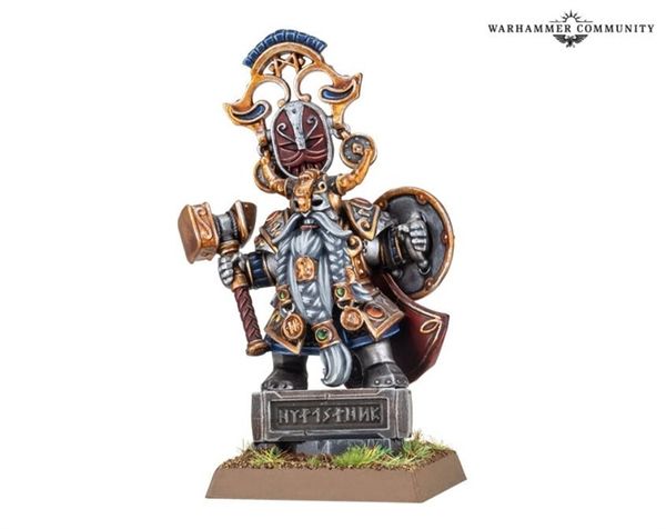  DWARFEN HOLDS: DWARF KING WITH OATHSTONE 