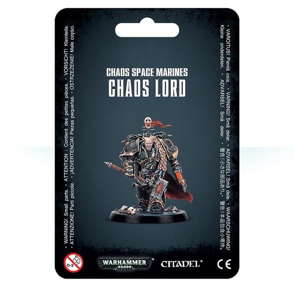  CHAOS SPACE MARINES CHAOS LORD BS/F (ETB) 
