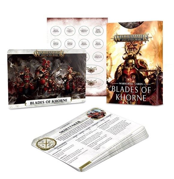  Warscroll Cards: Blades Of Khorne (Eng) 