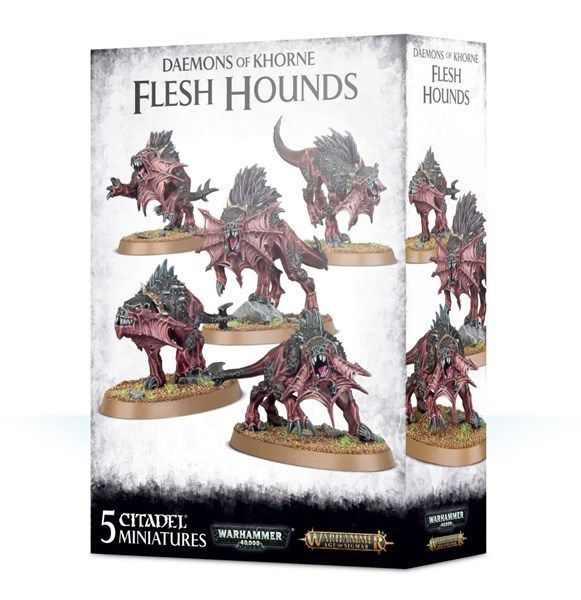  DAEMONS OF KHORNE FLESH HOUNDS 