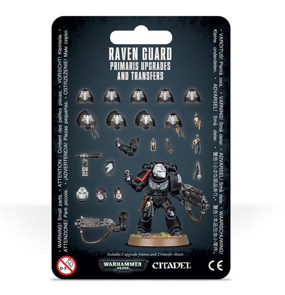  RAVEN GUARD PRIMARIS UPGRADES TRANSFRS 