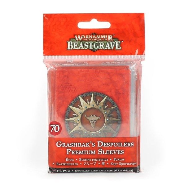  Warhammer underworlds: Beastgrave – Grashrak's Despoilers Premium Sleeves 