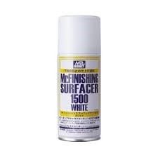  Mr Hobby Surfacer 1500 Primer Spray - White 