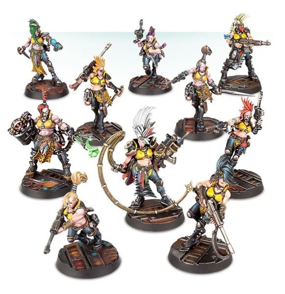 NECROMUNDA ESCHER GANG 