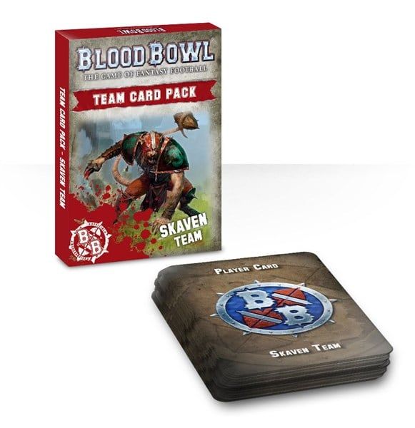  Blood Bowl Team Card Pack – Skaven 