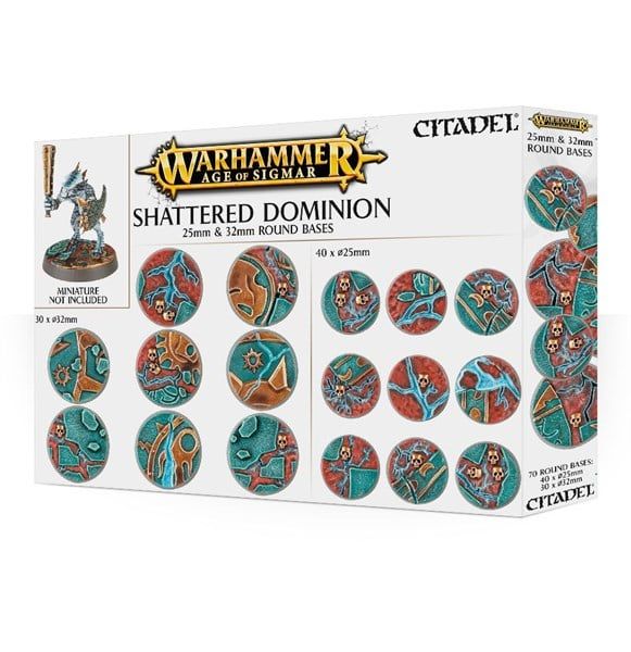  AOS: SHATTERED DOMINION: 25 32MM ROUND 