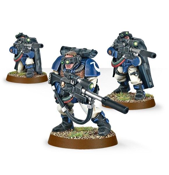 SPACE MARINES SCOUTS WITH SNIPER RIFLES – IronHammer