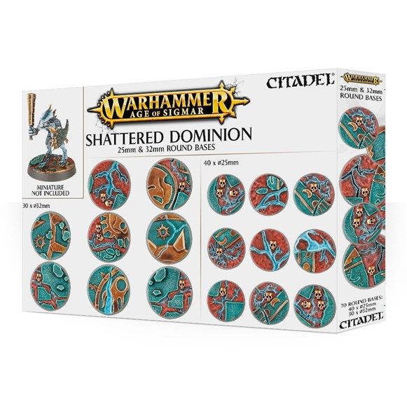  AOS: SHATTERED DOMINION: 25 32MM ROUND 