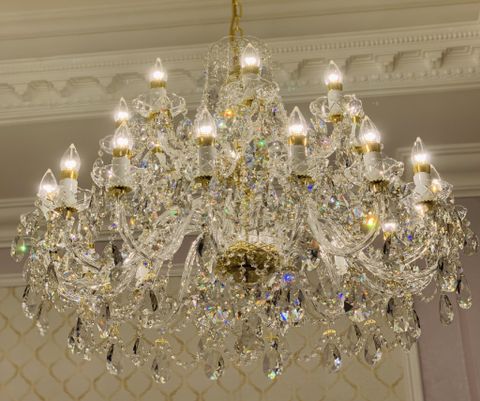 ĐÈN CHÙM TIỆP 10101-16+8 STRASS