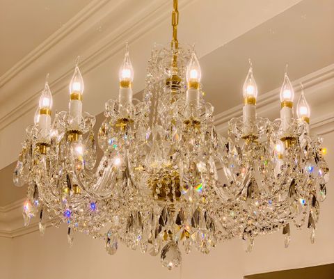 ĐÈN CHÙM TIỆP 10101-16 STRASS