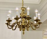 ĐÈN CHÙM TIỆP MONA X. BRASS ANTIQUE