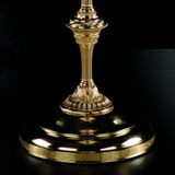 ĐÈN CÂY PHA LÊ TIỆP - THÂN GỌNG ĐỒNG THAU  T FELICITA BRASS ANTIQUE FL