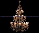 Đèn chùm thông tầng mạ vàng A506-3765-30